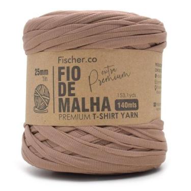 Imagem de Fio de Malha Premium Fischer 25mm A Cor do Ano Mocha Mousse - 140 Metr