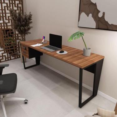 Imagem de Escrivaninha 1,80m x 0,60m e Gaveteiro Suspenso 2 Gavetas F5 - F5 Offi