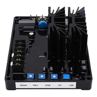 Imagem de Módulo Regulador Automático de Tensão do Gerador AVR Sem Escova Placa Reguladora de Excitação do Motor 180-240VAC, Regulador Automático de Tensão do Gerador de Resposta Rápida