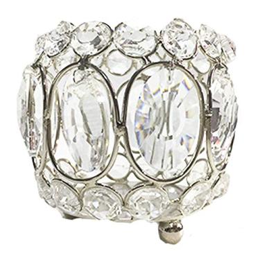 Imagem de Lamparina com Cristais Ovais 8 cm