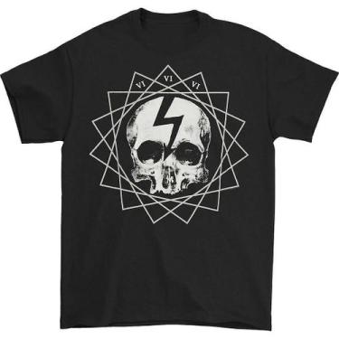 Imagem de Camiseta Marilyn Manson Fated Skull - Rockinstone