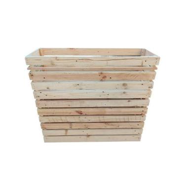 Imagem de Locação de Floreira Cachepô de Madeira de Pallet 100x33x90 cm - Ideal 
