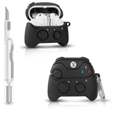 Imagem de Capa para Samsung Galaxy Buds 3/3 Pro (2024) | para fones de ouvido Galaxy Buds 3 FE (2025) | Capa protetora de carregamento de silicone | Design de pele de vários estilos | com kit de limpeza e