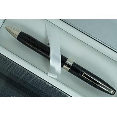 Imagem de Sheaffer Conjunto de canetas esferográficas feitas à mão nos EUA Legacy Heritage Look of Leather Formal Black Barrel and Paladium Appointments e agenda combinando Sheaffer