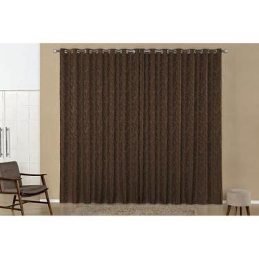 Imagem de Cortina De Jaquard 2,60Mts x 1.70 Mts Quarto Ou Sala Tecido Grosso - J