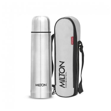 Imagem de Garrafa Térmica para Água 500mL em Aço Inoxidável Isolada a Vácuo de Parede Dupla com Tampa à Prova de Vazamentos, sem BPA e Bolsa Térmica