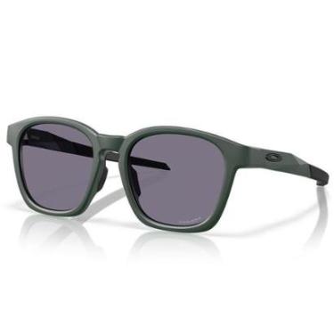 Imagem de Óculos de Sol Oakley Shackle Matte Hunter Green Prizm Grey-Masculino