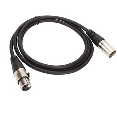 Imagem de Cabo de Microfone XLR Macho para Fêmea, Cabo de Som HiFi Claro para Alto-falantes de Pa...
