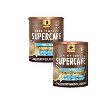 Imagem de Kit 2 Supercafee Sabor Vanilla Latte 220G - Unidade Super Nutrition Desincha