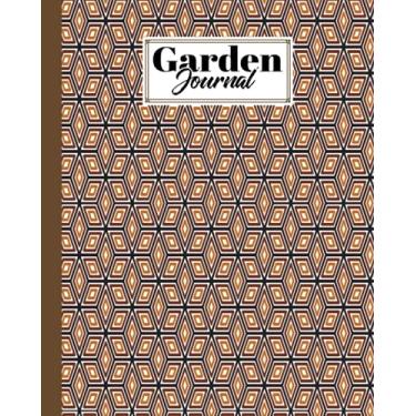 Imagem de Garden Journal: Garden Journal Hexagonal Cover, Gardening Planner, Garden Diary and Record Book | 120 Pages, Size 8" x 10" Hexagonal Cover Design by Valerie Fitzgerald