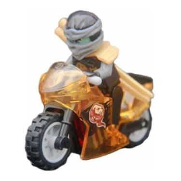 Imagem de Blocos De Montar Boneco Moto Fantasma Cole Ninja Go Ninjago