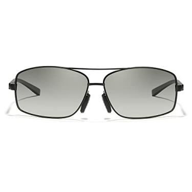 Imagem de Cyxus Óculos de sol aviador para homens, polarizado, proteção UV400, óculos de sol piloto militar, modernos para dirigir e caminhar, D - Óculos de sol polarizados-11, Medium