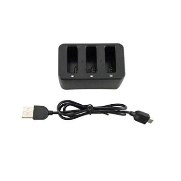 Imagem de 1PCS 3 in 1 Black Charger for Tello Four-axis Drone Lithium Battery