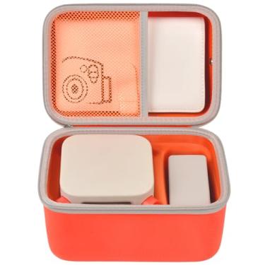 Imagem de Capa rígida compatível com alto-falante Bluetooth Yoto Player, suporte de armazenamento de CD e leitor de música, caixa de transporte para máquina de MP3 para crianças, serve para cabo de carregamento