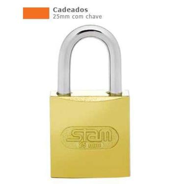 Imagem de Cadeado Zamac E-Coat 25mm - Stam