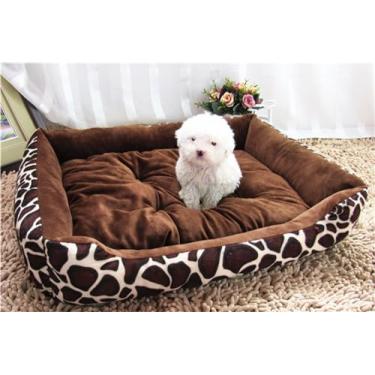 Imagem de QIYANER Cama pet, suprimentos para animais de estimação de quatro estações Cachorros Pet Cama,Fundo não derrapante Macia e Confortável Durável canil para animais de estimação,XXL