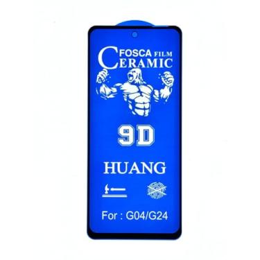 Imagem de Película de Ceramica Gel 5d 9d Fosca Privacidade Protetora de Tela anti-riscos anti-espiã queda Compatível com Moto G04s