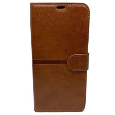 Imagem de Capa Celular Carteira Compatível com Motorola Moto G73 XT2237-1 (Marrom New)
