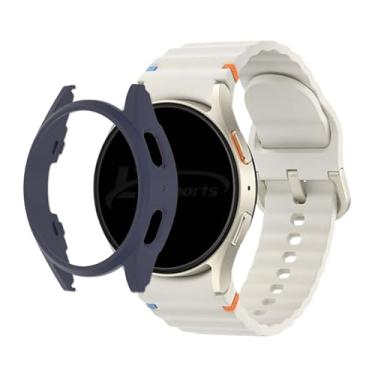 Imagem de Capa Protetora PC Bumper Case LTimports, compativel com Galaxy Watch 7 40mm Sm-L300 Bt e Sm-L305 Lte (LT-Azul)