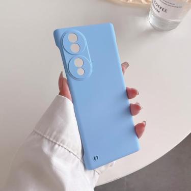 Imagem de Capa de plástico rígido sem moldura fina para Honor 90 70 50 30 20 Magic 6 5 Lite 4 Pro, capa traseira, roxa, para Honor Magic6 Pro