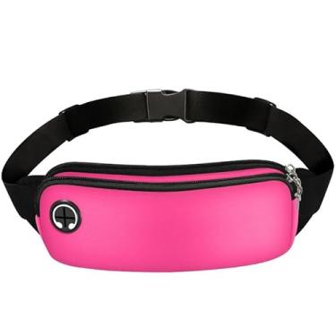 Imagem de Pochete Corrida Imperme?vel Fitness Esportiva Academia Bike Bolsa De Cintura Para Celular (rosa)