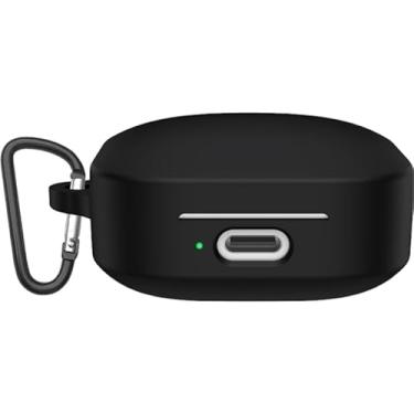 Imagem de Capa protetora de silicone para xiaomi air 4se, 2 pacotes, capa protetora de fone de ouvido sem fio, capa protetora, capa anti-poeira,Black