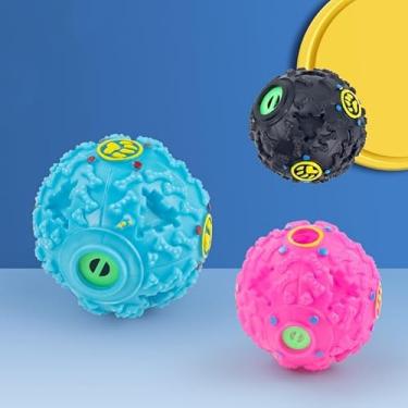 Imagem de Bolinha Interativa Pet com Petisqueira e Som Cachorro Gato 7cm