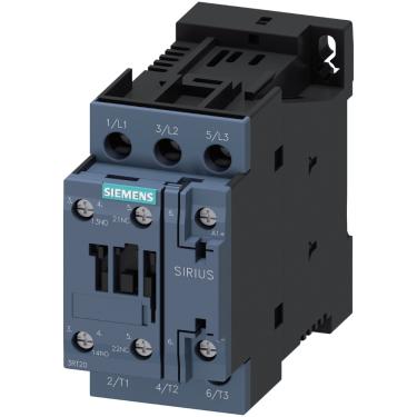 Imagem de Contator 3RT20 24Vcc 50/60Hz 1NA+1NF Innovations – Siemens | 17A 3RT2025-1BB40