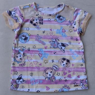 Imagem de Blusa Infantil Verão Com Tela Sport Cachorrinhos Tam 2 a 4 - Paraíso-Feminino