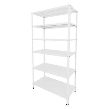 Imagem de Estante Aço 6 Prateleiras Reguláveis 40cm Multiuso 30kg Várias Cores -