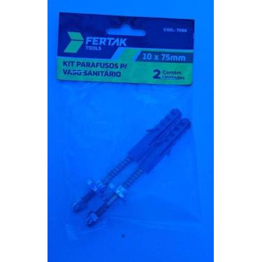 Imagem de Kit de Parafuso Para Fixar Vaso Com Bucha 10 e 12 - Fertak, bucha 10