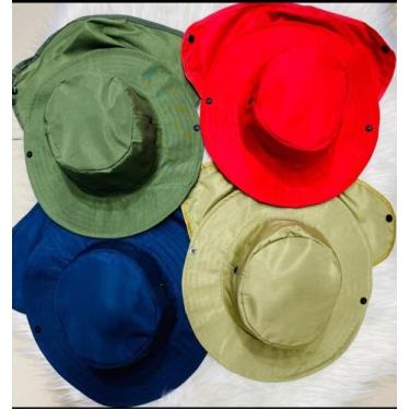 Imagem de Kit 02 Chapéu Pescador Australiano de Sol Infantil Com Protetor de Pes