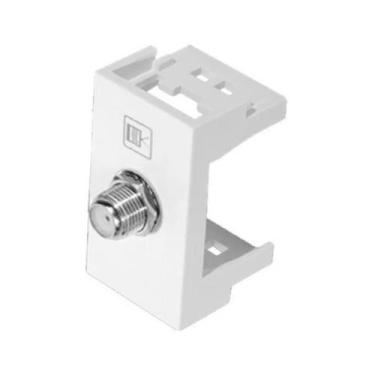 Imagem de Tomada Para Antena De Tv Para Cabo Coaxial 75 Ohms/ Evidence/Modulare/