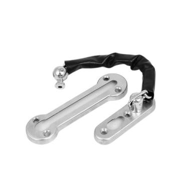 Imagem de Tranca de Segurança de Porta com Corrente Cromada - Maxima Ferragens