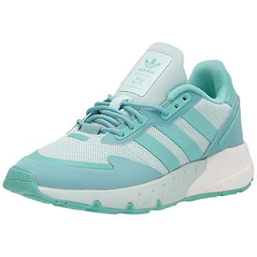 Imagem de adidas Originals Tênis infantil unissex Zx 1k Boost, Halo Mint/Acid Mint/Mint Ton, 17
