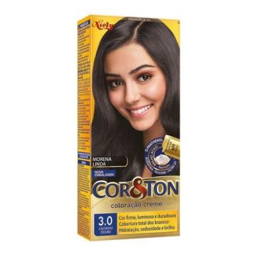 Imagem de Tintura Coloração Cor & Ton 3.0 Castanho Escuro - Niely