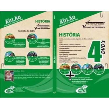 Imagem de Col. Aulão: História - 4 DVDs + Livro (Novo, Lacrado) - Cedic