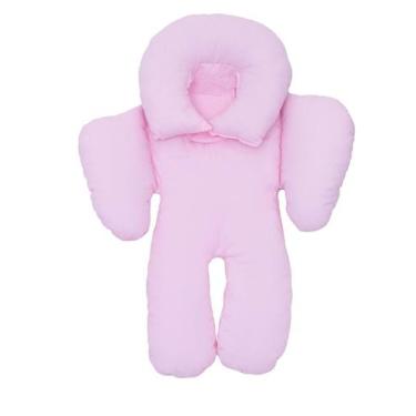 Imagem de Almofada / Redutor de Bebê Conforto 100% Algodão - ROMA BABY, ROSA