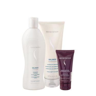 Imagem de Kit Senscience Balance Inner Restore Home Care 50 (3 produtos)