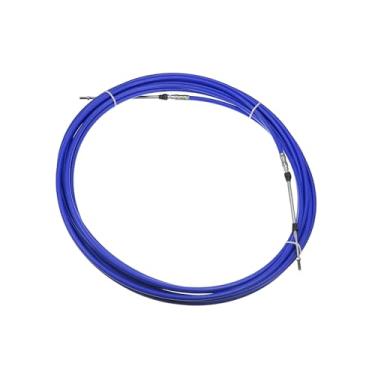 Imagem de Motoforti 1 peça 12,2 m 12 metros 472 polegadas Marine Type 3300 / 33C cabo caixa de controle remoto de mudança do acelerador para Yamaha motor de popa barco motor de direção azul longa duração