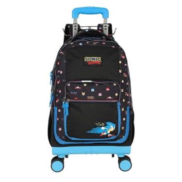 Imagem de Mochila Carrinho Luxcel Sonic Preto Mc47552so