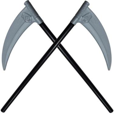 Imagem de Kit 2 Foices Grande De Plástico Brinquedo Halloween - LePlastic