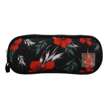 Imagem de Estojo Escolar Triplo Feminino Clio MF2092, Preto