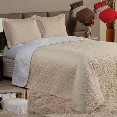 Imagem de Cobre Leito Cama Casal Queen Matelado Caminho Sem Fim Com Porta Traves