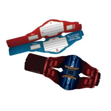 Imagem de Convite Grande Spider Man Home Coming C/08 Unidades - Regina - Regina 