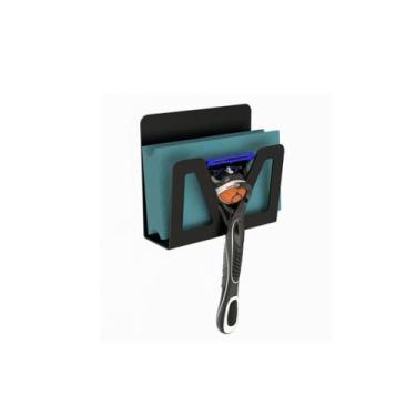 Imagem de Suporte Para Lamina de Barbear Porta Gilete Preto ELG - Unidas