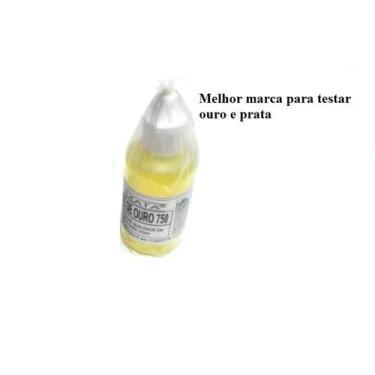 Imagem de Testador Ouro e prata Reagente 18 kilates 30ml sem a pedra - Exata