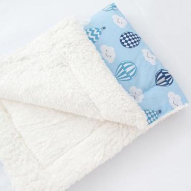 Imagem de Cobertor Saída Maternidade Mantinho Berço Bebê Sherpa Grosso - Criativ