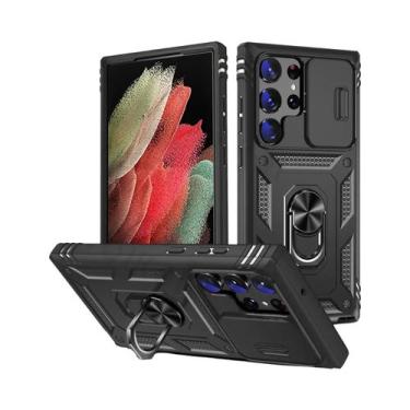 Imagem de Capa Protetora Robusta com Lente Deslizante para Samsung Galaxy S24/S2