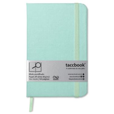 Imagem de Caderneta Pontilhada taccbook Água marinha pastel 9x14 Ríg.